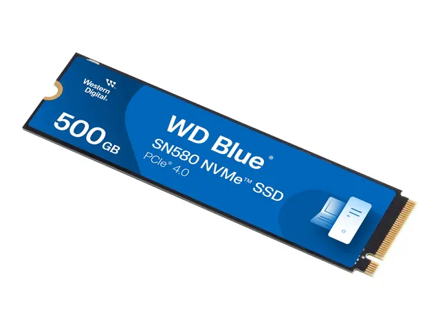 WD Blue SN580 - SSD 500 GB intern M.2 2280 PCIe 4.0 x4 (NVMe)