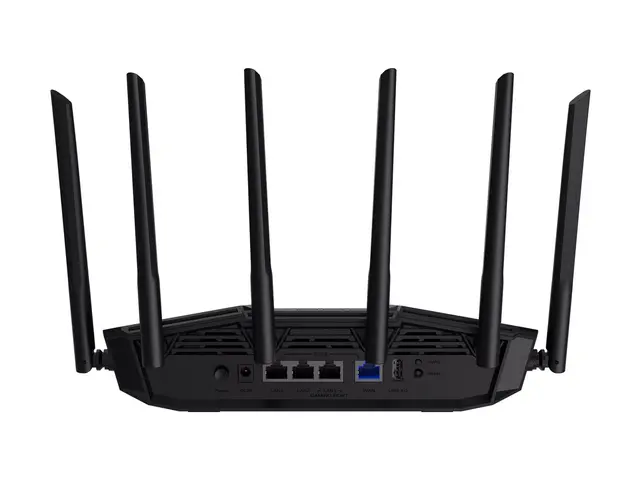 ASUS TUF Gaming BE6500 - Trådløs ruter 4-portssvitsj 1GbE, 2.5GbE ...