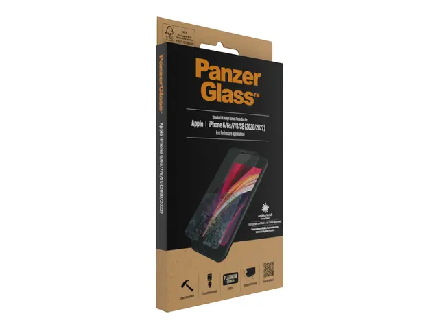 PanzerGlass - Skjermbeskyttelse for mobiltelefon glass Apple iPhon...