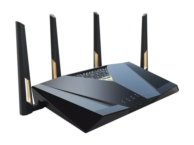 ASUS RT-BE88U - Trådløs ruter 9-porters svitsj 1GbE, 2.5GbE, Wi-Fi...