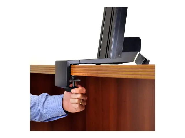 Ergotron WorkFit-S Single LD - Stående skrivebordomformer rektangu...