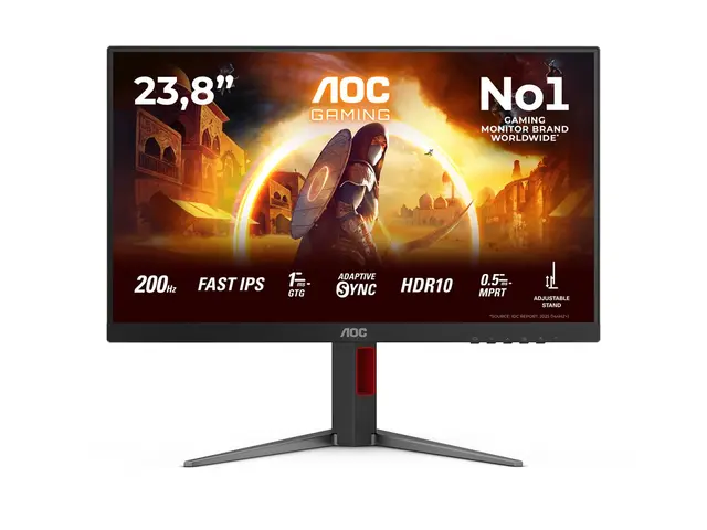 AOC Gaming 24G4HA - LED-skjerm gaming 24" (23.8" synlig) 1920 x 10...