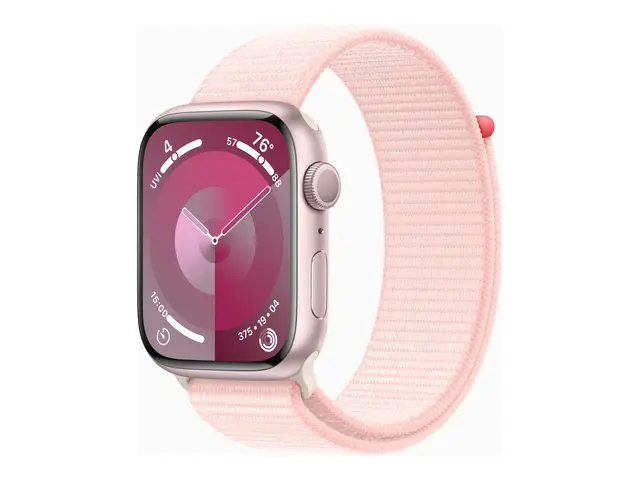 Apple Watch Series 9 (GPS) - 45 mm rosa aluminium smartklokke med ...