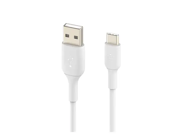 Belkin BoostCharge - USB-kabel USB-C (hann) til USB 2 m hvit