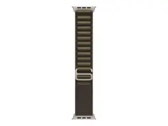 Apple - Sløyfe for smart armbåndsur - 49 mm, naturlig titanfinish Liten størrelse - mørk olivenfarge