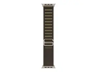 Apple - Sløyfe for smart armbåndsur - 49 mm, naturlig titanfinish Liten størrelse - mørk olivenfarge