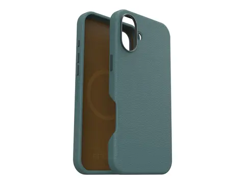 OtterBox Symmetry Series - Baksidedeksel for mobiltelefon MagSafe-samsvar - kaktusl&#230;r, polyuretan - salbeige (gr&#248;nn) - for Apple iPhone 16 Plus