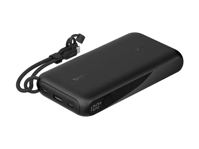 Belkin BoostCharge - Strømbank med skjerm 20000 mAh 20 watt PD 3 u...