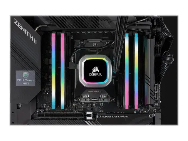 CORSAIR Vengeance RGB PRO SL - DDR4 sett 64 GB: 4 x 16 GB DIMM 288...