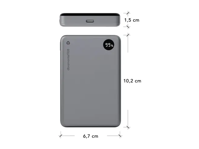dbramante1928 re-charge - Strømbank 10000 mAh 38.5 Wh 20 watt 3 A ...
