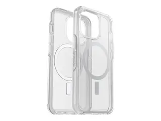 OtterBox Symmetry Series+ Clear - Baksidedeksel for mobiltelefon med MagSafe - MagSafe-samsvar - polykarbonat, syntetisk gummi - blank - for Apple iPhone 13 Pro