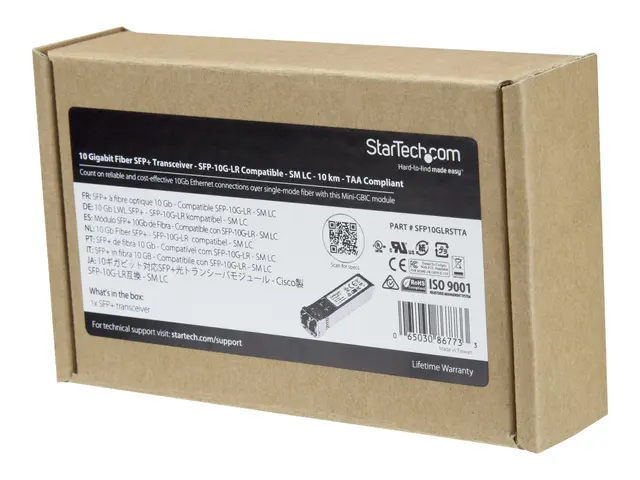StarTech.com Cisco SFP-10G-LR-S Compatible SFP+ Module, 10GBASE-LR...