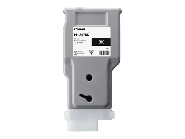 Canon PFI-207 BK - 300 ml - svart - original - blekkbeholder - for...