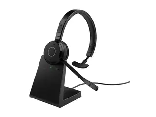 Jabra Evolve 65 TE Mono - Hodesett - on-ear Bluetooth - tr&#229;dl&#248;s - USB-A via Bluetooth-adapter - lydisolerende - Certified for Microsoft Teams