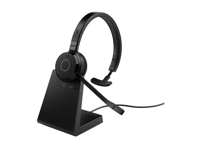 Jabra Evolve 65 TE Mono - Hodesett on-ear Bluetooth trådløs USB-A ...