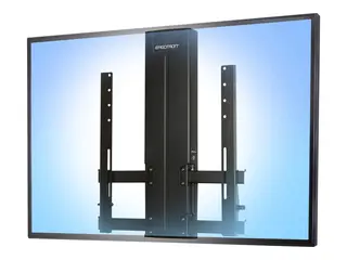 Ergotron - Monteringssett (lavprofilsløftemodul, monteringssjablong, 2 tippebraketter, kabelstyringsmaskinvare) glide - for LCD-skjerm - robust (HD), høydejusterbar - svart - skjermstørrelse: 30"-55" - veggmonterbar