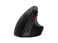 HP 925 - Vertikal mus - 6 knapper - tr&#229;dl&#248;s Bluetooth 5.3, 2.4 GHz - USB tr&#229;dl&#248;s mottaker - svart - b&#230;rekraftig emballasje