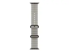 Apple - Bånd for smart armbåndsur - 49 mm, svart titanfinish 130 - 200 mm - translucentgrå, svart