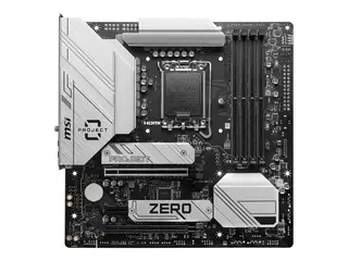 MSI B760M PROJECT ZERO LGA 1700 4xDDR5 4xSATA 2xM.2
