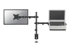 Neomounts FPMA-D550NOTEBOOK - Monteringssett full bevegelse - for LCD-skjerm / notebook - svart - skjermstørrelse: 10"-32" - klemmemonterbar, malje, skrivebordsmonterbar