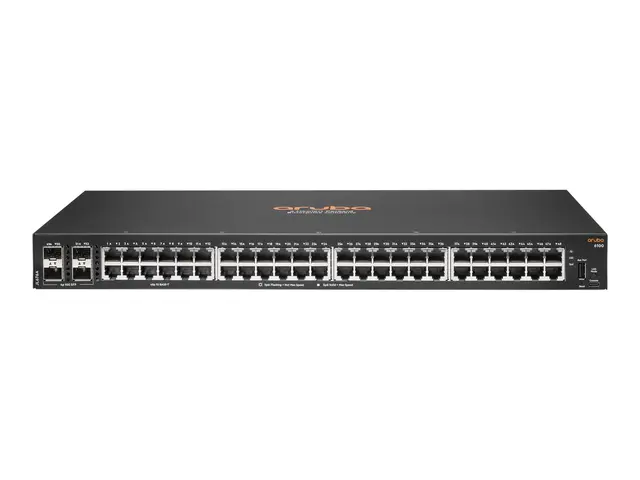 HPE Aruba 6100 48G 4SFP+ Switch - Switch - Styrt - 48 x 10/100/100...