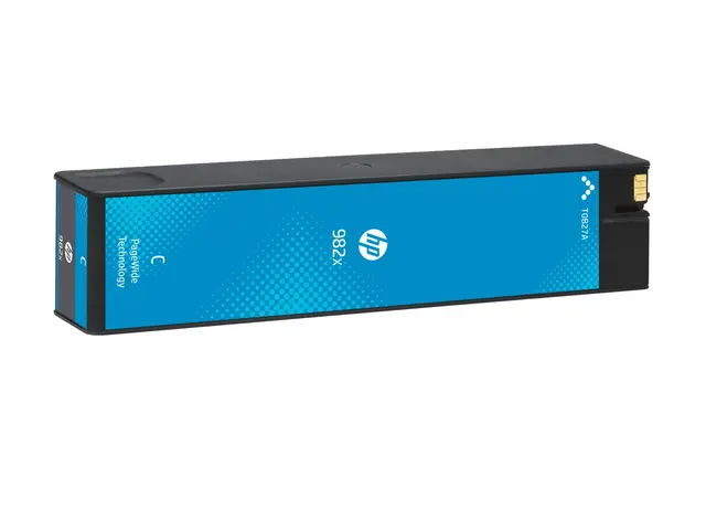 HP 982X - 116 ml Høy ytelse cyan original PageWide blekkpatron for...