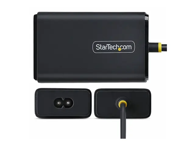 StarTech - USB-C-strømadapter med 1,5 m festet USB-C-kabel AC 110-...