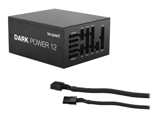 be quiet! Dark Power 12 - Str&#248;mforsyning (intern) ATX12V 2.52/ EPS12V 2.92 - 80 PLUS Titanium - AC 100-240 V - 750 watt - aktiv PFC - Europa - svart