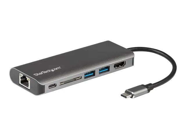 StarTech.com USB C Multiport Adapter - Portable USB-C Dock to 4K H...