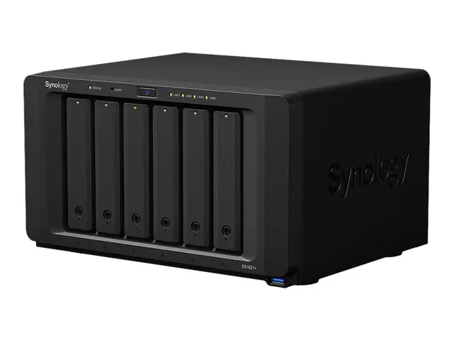 Synology Disk Station DS1621+ - NAS-server 6 brønner SATA 6Gb/s RA...