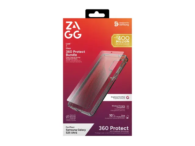 ZAGG Luxe - Baksidedeksel for mobiltelefon grafen blank med skjerm...