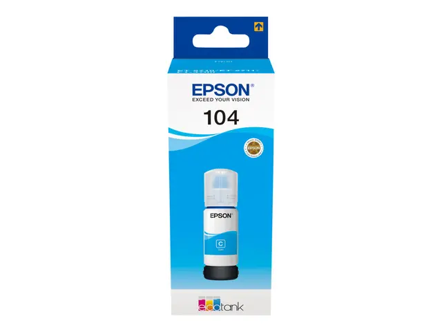 Epson EcoTank 104 - 65 ml cyan original blekkbeholder for ET-14100...