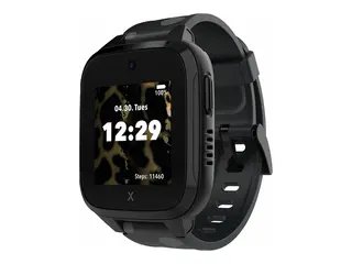 Xplora XGO3 - 2. generasjon - smartklokke med stropp display 1.3" - 128 MB - Wi-Fi, LTE - 4G - Xplora Connect - 2 megapiksel kamera - 47.5 g - svart