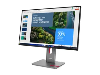 Lenovo ThinkVision P27UD-40 - LED-skjerm 27" - 3840 x 2160 4K @ 120 Hz - IPS - 350 cd/m² - 1500:1 - HDR10 - 4 ms - Thunderbolt 4, HDMI, DisplayPort, USB-C - ravnsort