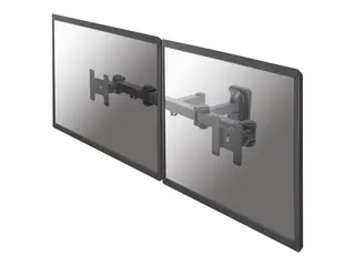 Neomounts FPMA-W960D - Brakett - full bevegelse for 2 LCD-skjermer - svart - skjermst&#248;rrelse: 10&quot;-27&quot; - veggmonterbar