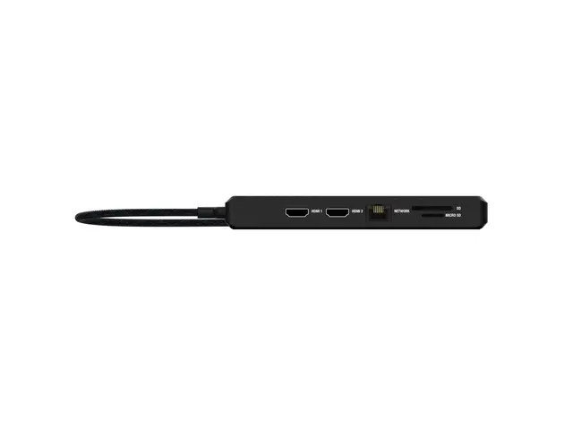 Unisynk - Enterprise Edition hub USB-C 3 x USB + 2 HDMI 1 Gigabit ...