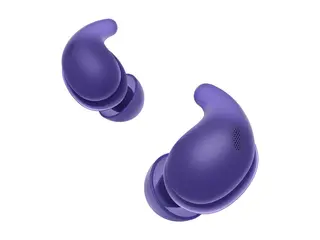 Sony LinkBuds Fit - True wireless-hodetelefoner med mikrofon i &#248;ret - Bluetooth - aktiv st&#248;ydemping - fiolett