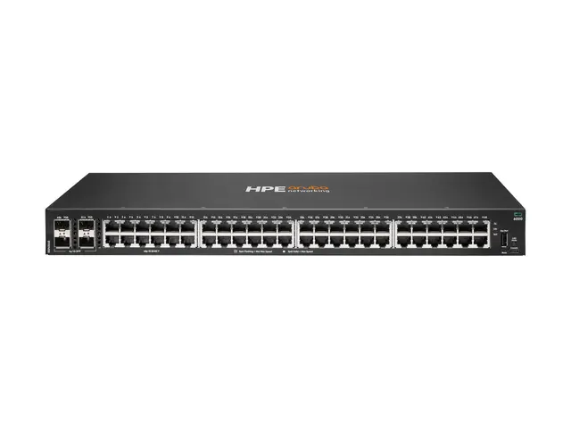 HPE Aruba Networking CX 6000 48p 10M/100M/1G 4p SFP 1G Switch - St...