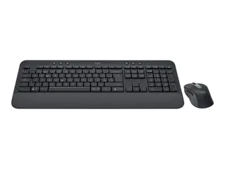 Logitech Signature MK650 Combo for Business Tastatur- og mussett - trådløs - Bluetooth LE - QWERTY - US International - grafitt