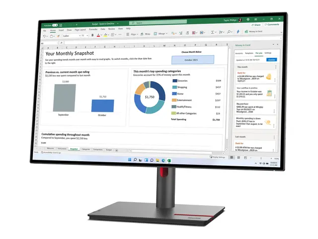 Lenovo ThinkVision P27h-30 - LED-skjerm 27" 2560 x 1440 QHD @ 60 H...