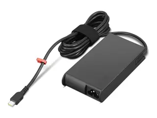Lenovo - Strømadapter - GaN, slank - AC 115-230 V 140 watt - Europa - svart