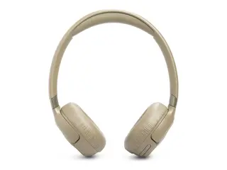 JBL LIVE 680NC - Hodetelefoner med mikrofon on-ear - Bluetooth - trådløs, kablet - aktiv støydemping - 3,5 mm jakk - champagne