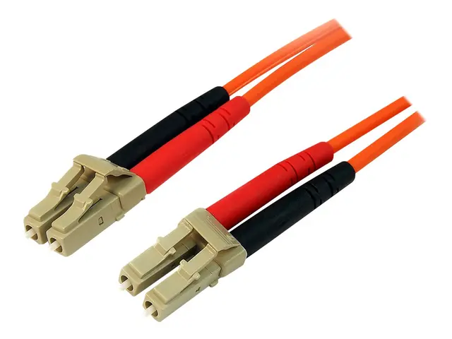 StarTech.com 15m Fiber Optic Cable - Multimode Duplex 50/125 LSZH ...