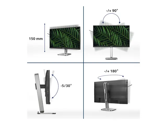 Philips 24B2G5200 - LED-skjerm 24" (23.8" synlig) 1920 x 1080 Full...