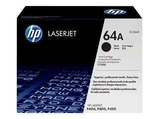 HP 64A - Svart - original - LaserJet - tonerpatron (CC364A) for LaserJet P4014, P4015, P4515