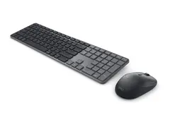 Dell Pro 7 KM726 - Tastatur- og mussett - smalt trådløs - 2.4 GHz, Bluetooth 6.0 - QWERTY - US International - grafitt