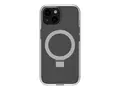 dbramante1928 Iceland Ultra - Baksidedeksel for mobiltelefon med stativ - MagSafe-samsvar - D3O, plastikk - blank - for Apple iPhone 13, 14, 15, 16e