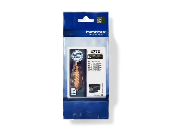 Brother LC427XLBK - Høykapasitets svart original blekkpatron for H...