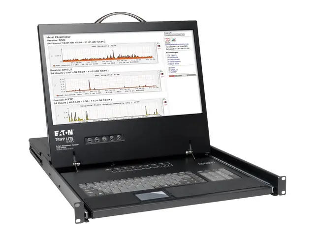 Eaton Tripp Lite Series 8-Port Rack Console VGA KVM Switch w/ 19" ...