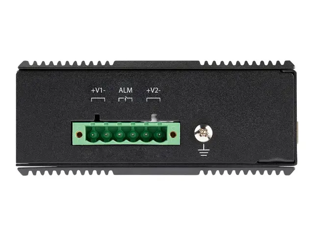 StarTech.com Industrial 6 Port Gigabit Ethernet Switch, 4 PoE RJ45...